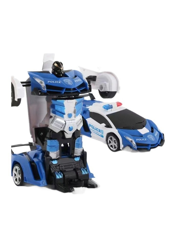 Y&D RC Transformer Car Racing Rechargeable RC Transformer Car Electric RC Car Toy Car