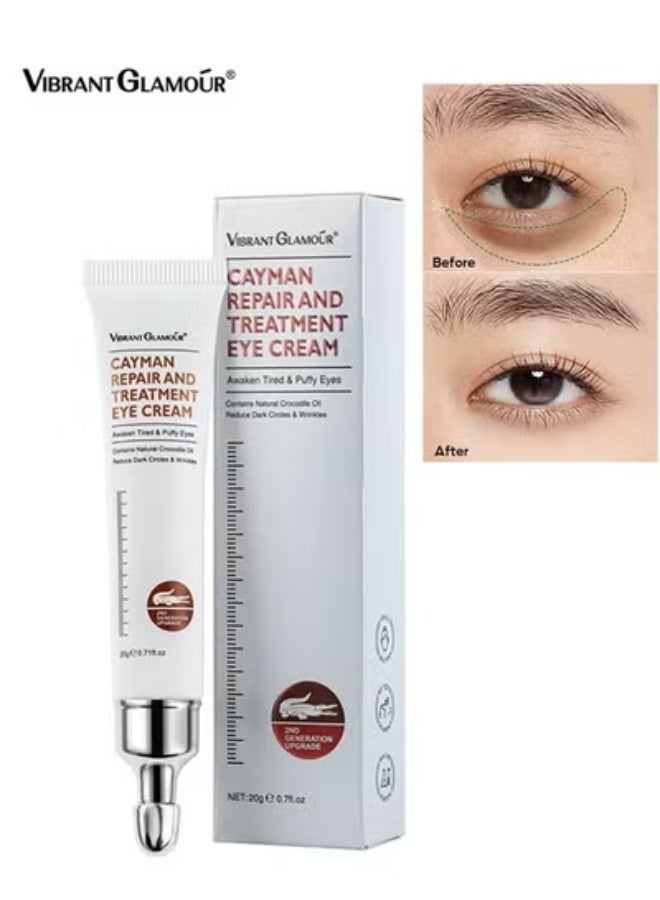 Vibrant Glamour Cayman Repair and Treatment Eye Cream 20g, Magic Eye Cream, Eye Cream to Remove Eye Bags, Wrinkles, Fine Lines, Dark Circles, Anti Aging Eye Cream, Lift Lighten Eye Cream, Eye Repair and Treatment - Image 1