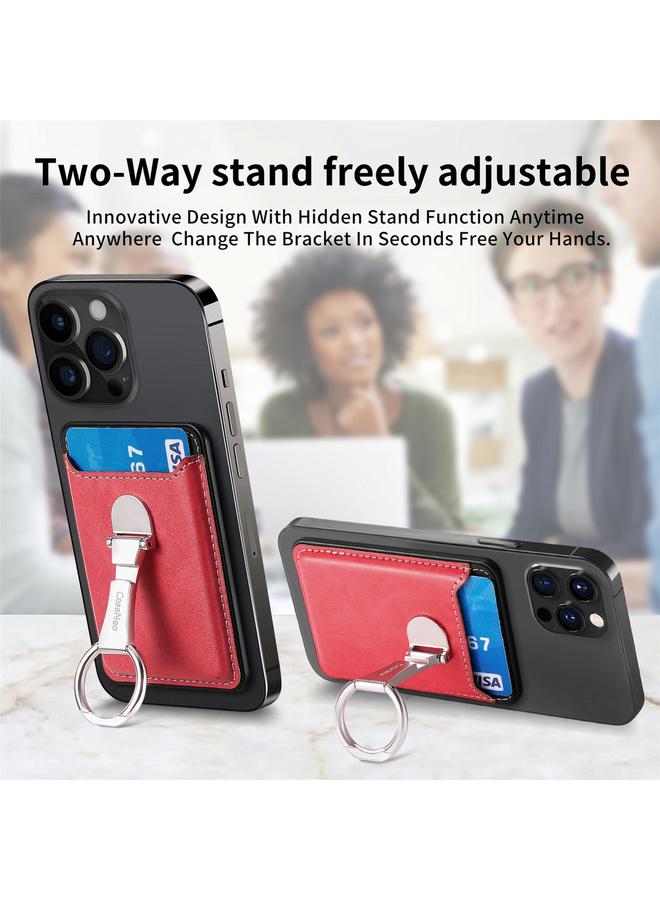 erorex Magsafe Folding Ring Phone Card Bag Case for iPhone 15 / iPhone 14 / iPhone 13 - Image 3