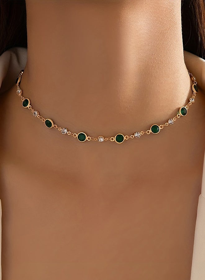 Styli Embellished Link Necklace - Image 1