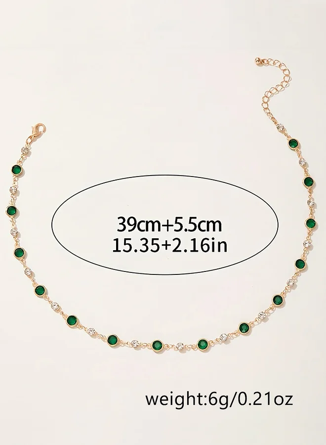 تايك تو Take Two Embellished Link Necklace