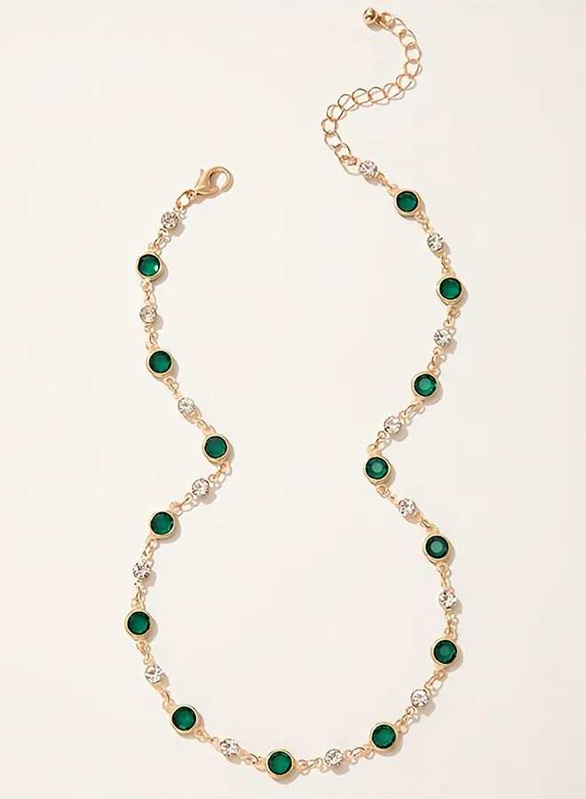 تايك تو Take Two Embellished Link Necklace