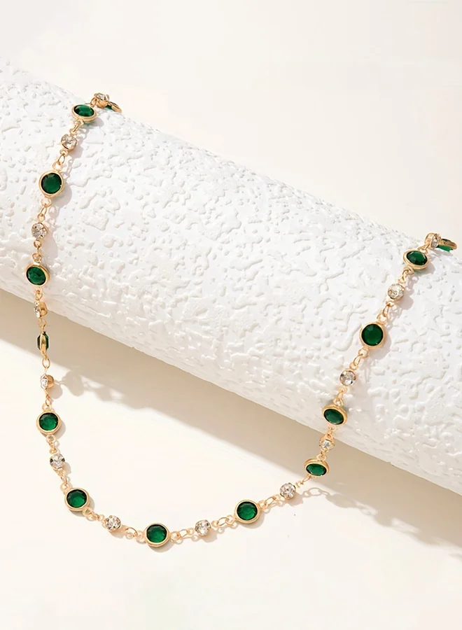 تايك تو Take Two Embellished Link Necklace