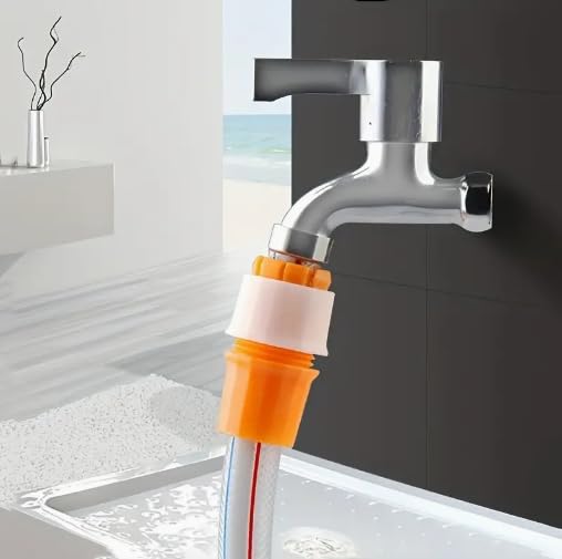 NIYANETAIL Multifunction Faucet Pipe Connector – Durable Water Hose Pipe Connector for Easy Leak-Free Connection | Universal Fit for Kitchen, Garden, and Outdoor Use (Pack of 2) - Image 5