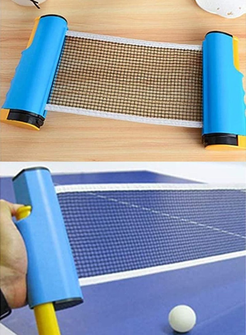كوينج Premium Retractable Table Tennis Net, Portable Ping Pong Net And Post 1.75M, Perfect for All Ping Pong Tables, Office Desk, Home Kitchen, Dining Table, Fits Any Tables, Easy To Install - Image 2