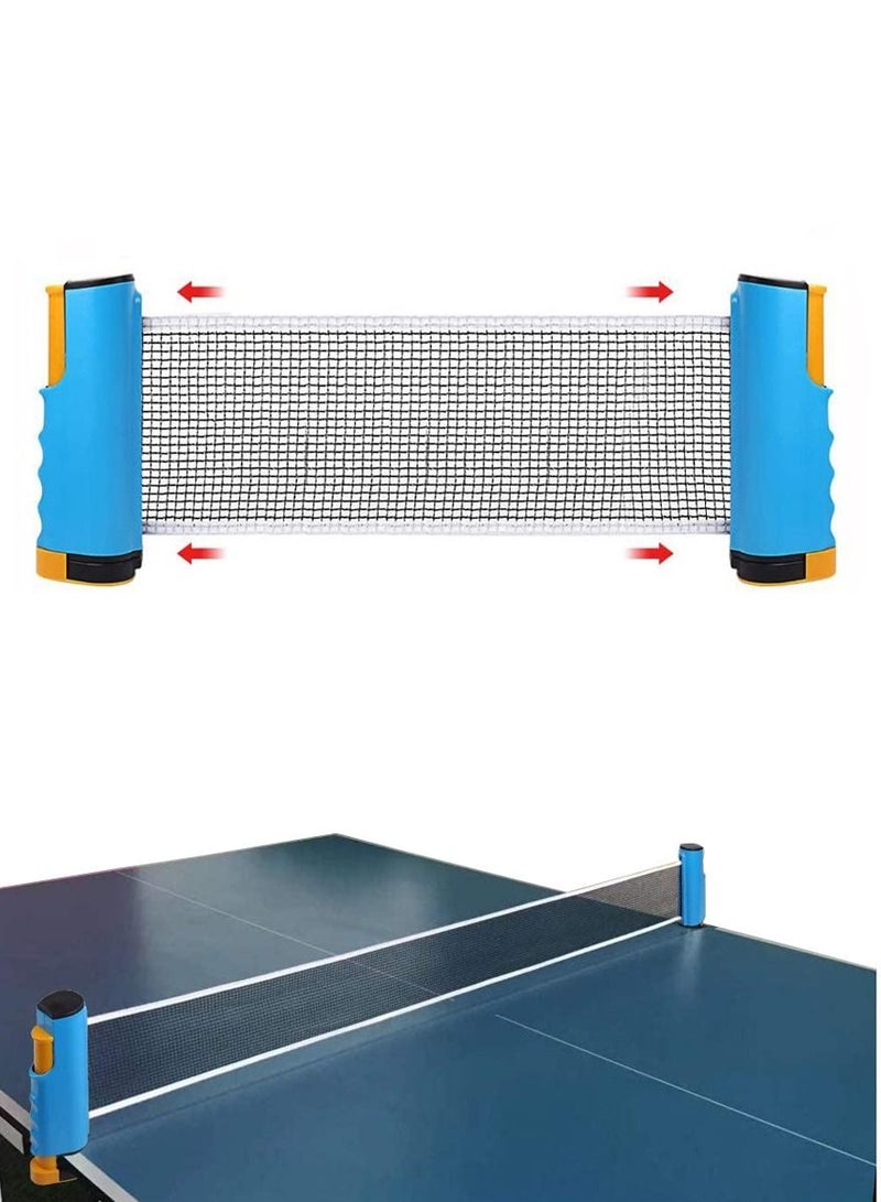 كوينج Premium Retractable Table Tennis Net, Portable Ping Pong Net And Post 1.75M, Perfect for All Ping Pong Tables, Office Desk, Home Kitchen, Dining Table, Fits Any Tables, Easy To Install - Image 1