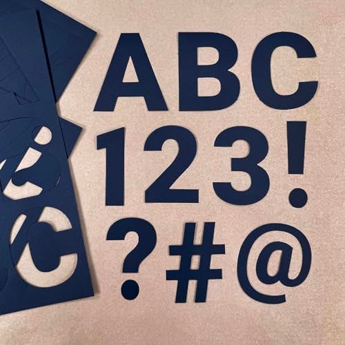 FreshCut Crafts 209 Pcs 3" Black Bulletin Board Letters & Numbers, Capital Letters, Numbers, Punctuation, US Made Card Stock Punch Out Letters for Poster, Bulletin Board, Classroom - Precut Letters & Numbers - Image 2