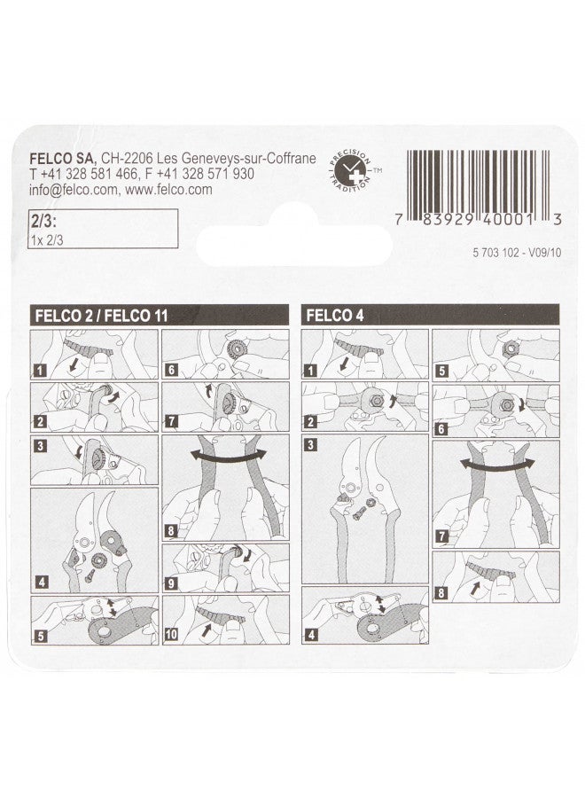 Felco Hand Pruner Replacement Blade (2/3) for Felco hand pruner models: F2, F4 & F11 - Spare Cutting Blade for Garden Pruning Shears & Bypass Clippers (Single Pack) - Image 2