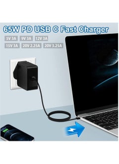 Anmi 65W USB C Power Adapter, Type C PD Wall Fast Charger  - Image 5