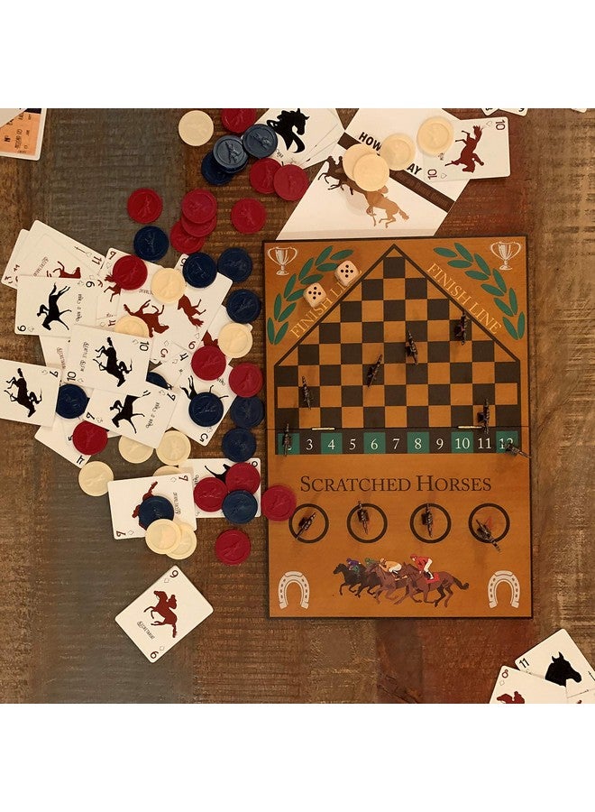 WE Games Derby Horse Race Board Game Set With Metal Game Pieces And Wooden Keepsake Storage Box, Family Game Night, Board Games For Adults And Family, Birthday Gifts, Home Decor, Living Room Decor - Image 3