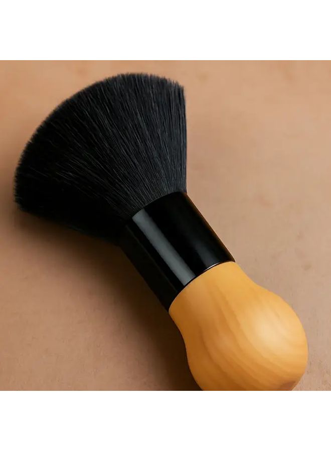 Brown Large Bristle Hair Shredder Brush Soft Debris Remover Ergonomic Handle - Image 5