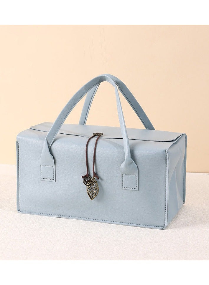 NIBEMINENT Large Capacity Faux Leather Gift Box，Handheld Gift Bag for Holidays Mother'S Day, Weddings, Birthdays，Anniversary（store food, gifts, matcha tea sets, etc.） - Image 4