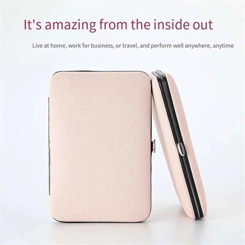Nail Clippers Kit Nail Clippers Rose Gold 18piece Diagonal Exfoliating Stainless Steel Manicure Set Household Ear Spoon Scissors for Men and Manicure Set - Image 5