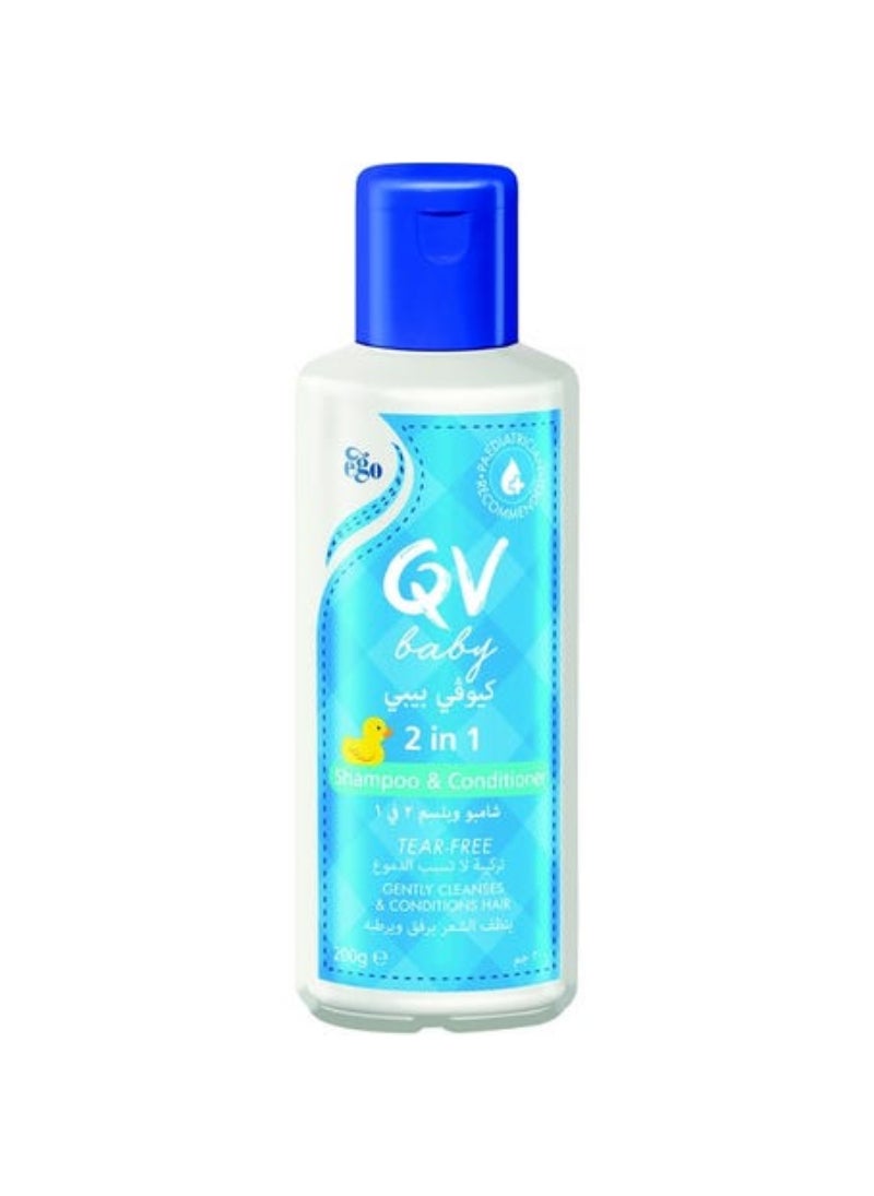 Ego Qv Baby Shampoo And Conditioner 2 In 1 200 Gm