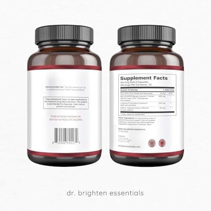 Dr. Brighten Radiant Mind - Doctor Formulated for Focus and Mood Support with Saffron Extract - Vegan, GF, Non-GMO - Image 2