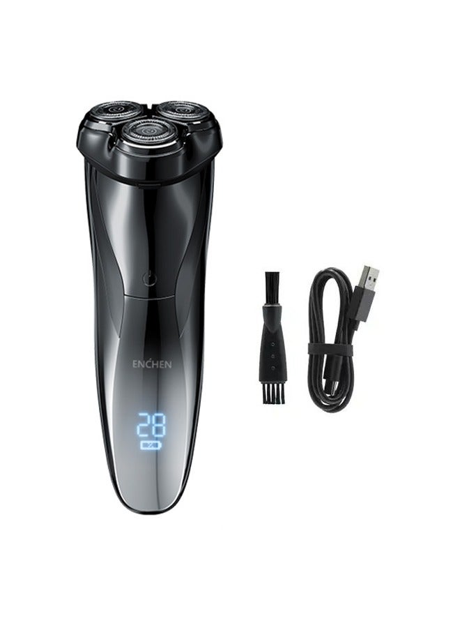ENCHEN Electric Shaver Blackstone 3 Portable Usb Rotary Rechargeable Face Shaving Machine for Men - Image 1