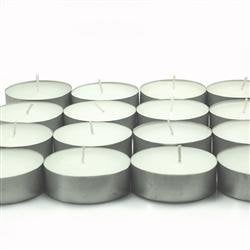 MONTGOMERY INDUSTRIES Large Unscented Tealights 24 Pack VOT033 