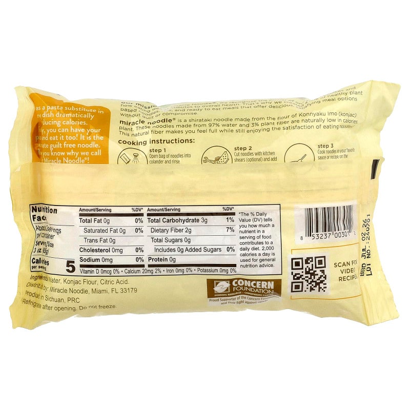 Miracle Noodle Fettuccini Noodle, 7 Ounce - Image 2