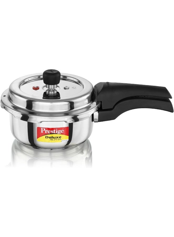 Prestige 2Liters Prestige Prasv2 Pressure Cooker, 2 Liter, Silver"Min 1 year manufacturer warranty" silver - Image 1