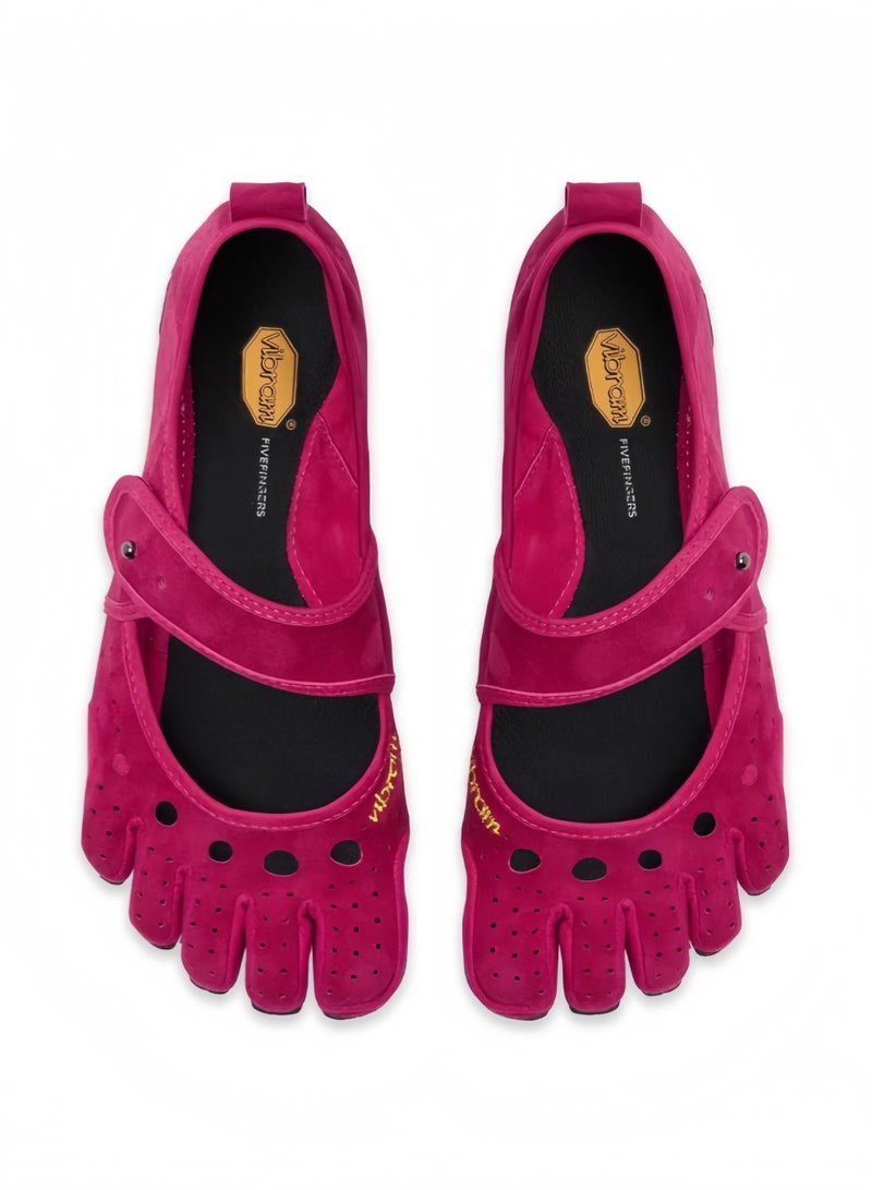 Vibram FiveFingers Mary Jane Shoes Durable  ISolendoor Outdoor Fitness Training /Rose Red - Image 1