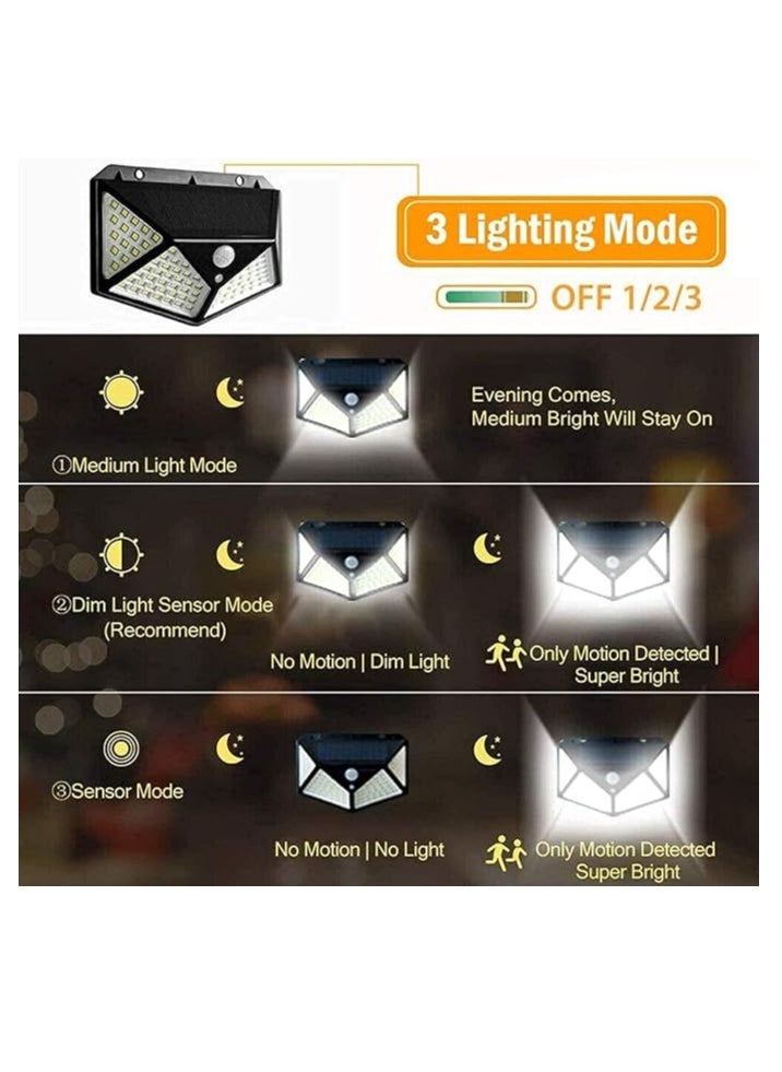 Solar Light 100 LED Motion Sensor Light 4 Side Bright Light with Dim Mode - Security Lamp for Home,Outdoors Pathways | Bright Solar Wireless Security Motion Sensor Light - pzsku/Z19D9B5FBB0A264B224AFZ/45/_/1733818709/28337f14-13fd-4f5e-84d9-b19bf3a7daa1