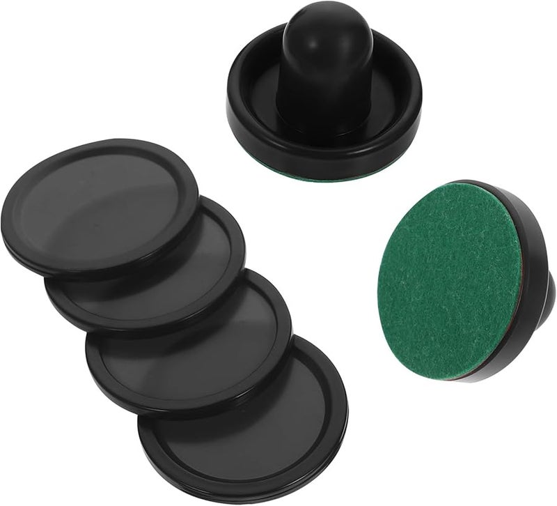 مجموعة هوكي الهواء 8 قطع مع أقراص 51 مم، دافعات 76 مم ووسائد من اللباد للألعاب الداخلية - Image 1