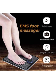 Generic EMS Foot Massager Machine Electric Deep Kneading Circulation Foot Booster for Feet and Legs Folding Portable Leg Muscle Stimulator, Promotes Blood Circulation, Relief Pain, Home Office Use  - Image 4