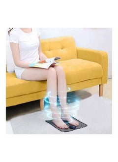 Generic EMS Foot Massager Machine Electric Deep Kneading Circulation Foot Booster for Feet and Legs Folding Portable Leg Muscle Stimulator, Promotes Blood Circulation, Relief Pain, Home Office Use  - Image 2