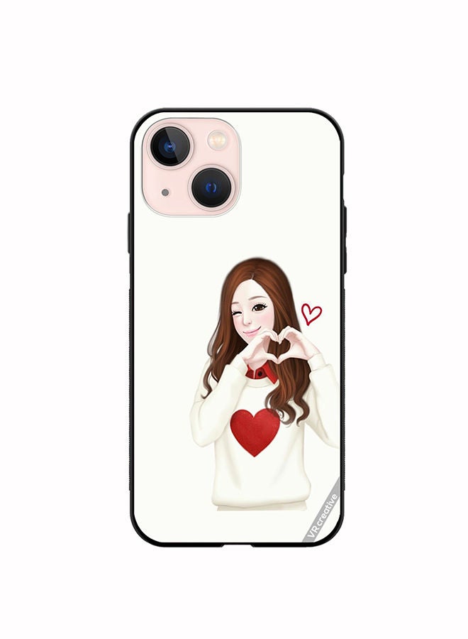 VR CREATIVE Protective Case Cover For Apple iPhone 13 mini Lucy Design Multicolour - Image 1