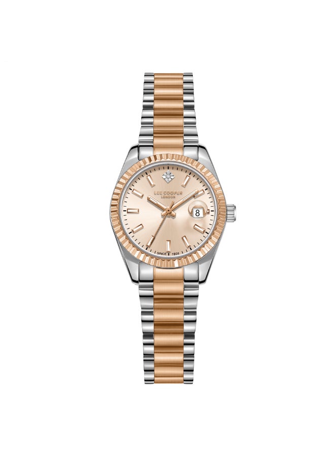 لي كوبر ساعة يد نسائية معدنية بعقارب . -  مم - Image 1