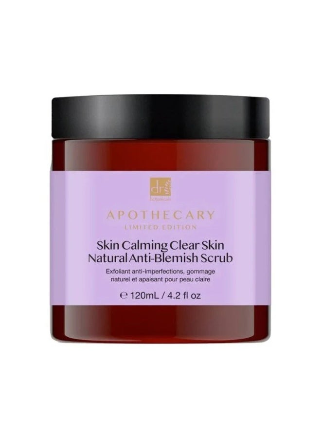 DR BOTANICALS Dr. Botanicals Apothecary Skin Calming Clear Skin Natural Anti-Blemish Scrub 120ml - Image 1