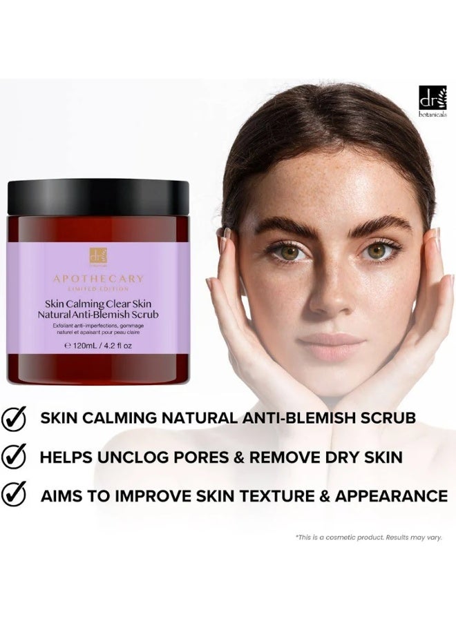 DR BOTANICALS Dr. Botanicals Apothecary Skin Calming Clear Skin Natural Anti-Blemish Scrub 120ml - Image 2