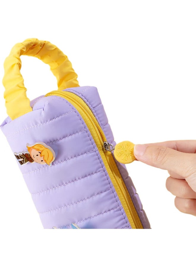 Disney Student Pencil Case, Stylish Large-Capacity Children'S Stationery Storage Bag, Elementary School Student Diy Durable Pencil Case, Frozen Purple P85259C1-6 - Image 2