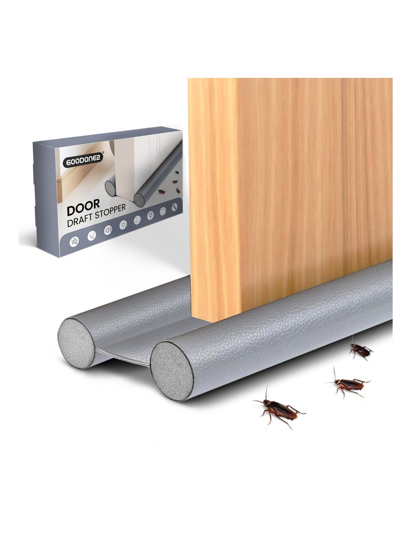 GOODONE2 - 37 Inch Door Draft Stopper Under for Bottom Twin Stopper Adjustable Sweep Noise Blocker Cold Air - Image 1