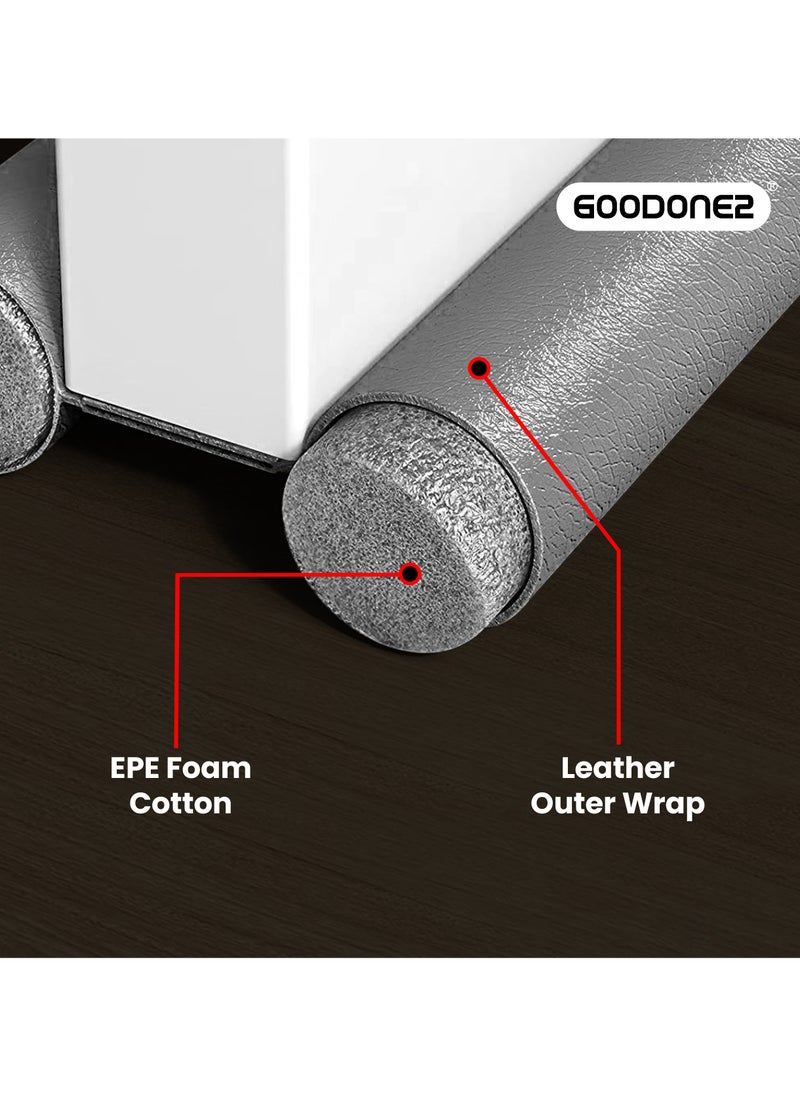 GOODONE2 - 37 Inch Door Draft Stopper Under for Bottom Twin Stopper Adjustable Sweep Noise Blocker Cold Air - Image 1