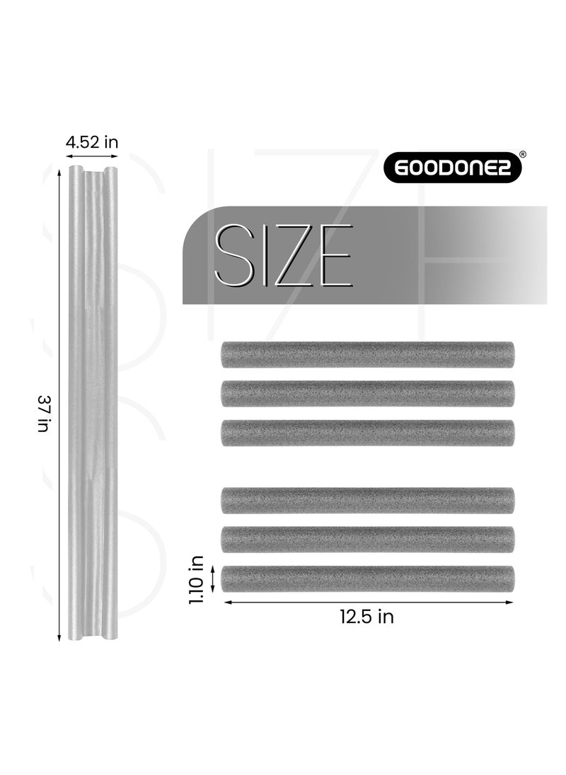 GOODONE2 - 37 Inch Door Draft Stopper Under for Bottom Twin Stopper Adjustable Sweep Noise Blocker Cold Air - Image 1