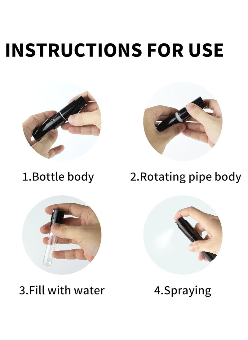 Coffee Bean Dosing Tray and Coffee Bean Spray 2-Piece Set Black