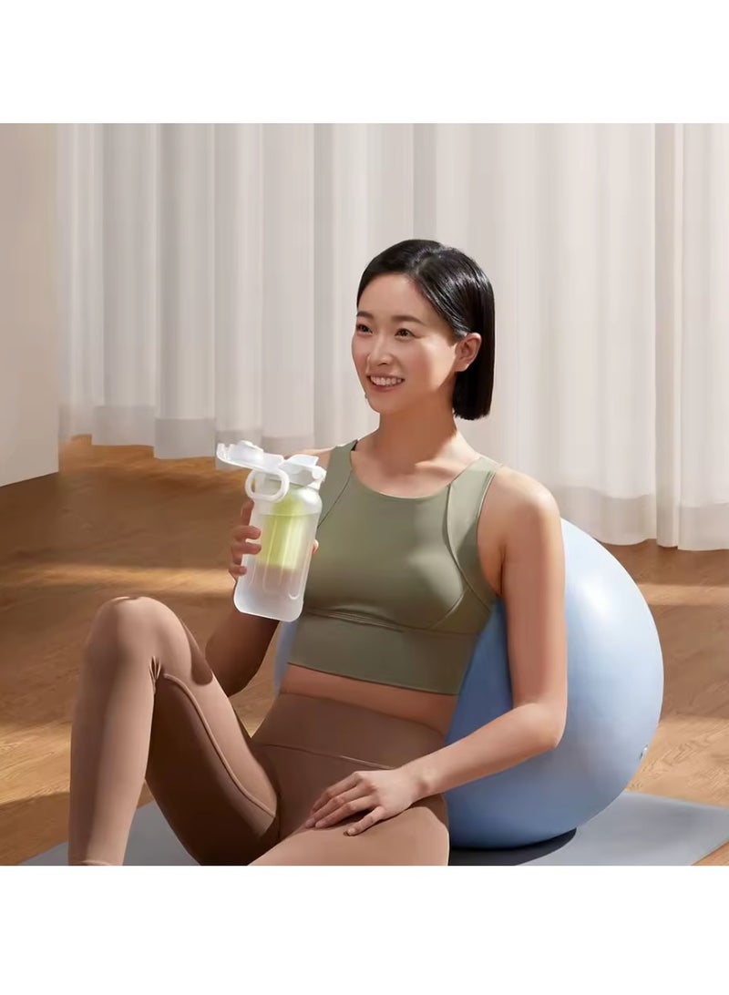 Xiaomi Mijia Sports Water Cup 1L Sport Water Bottle Portable Travel Safe Plastic Bottles For Training Sport Mixing Fitness Cup - Transparent - Image 3