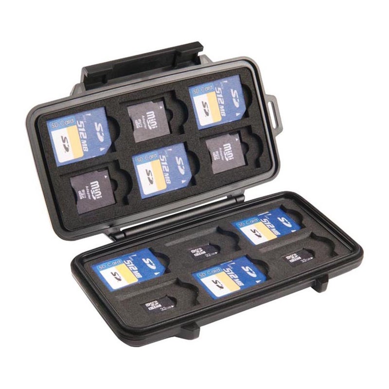 Pelican 009150-0100-110 Micro Memory Card Case Black - Image 1