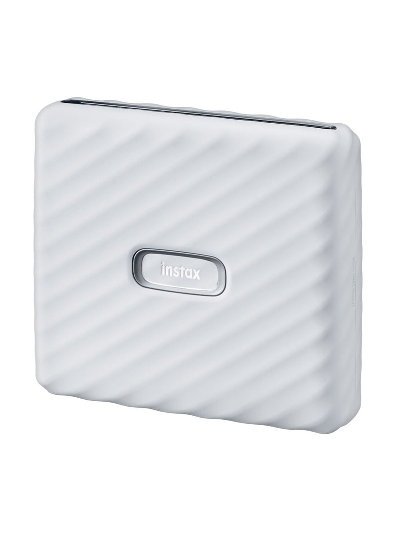 FUJIFILM - Instax Link Wide Smartphone Printer Ash White - Image 1