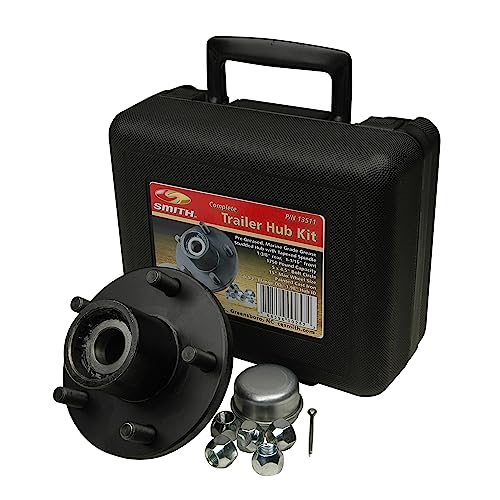 CE Smith - Trailer Hub Kit - Boat Trailer Hub kit for Trailer Accessories - 1.37" Tapped; 5 Studs with 4.5" Bolt Diameter - 1750 LB Capacity (13511) - Image 1