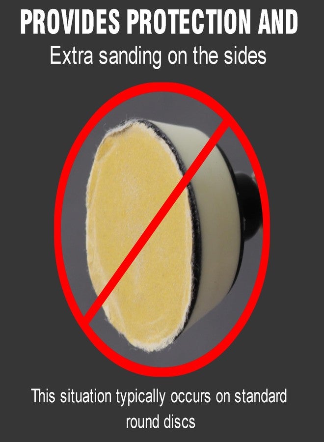 MAXMAN Sanding Discs 2 Inch 80Pcs, Wet Dry Hook and Loop Flex Edge Sand Paper, Sandpaper Assortment Grit 80 120 150 240 320 400 600 800, Wavy Sand Paper for Drill and Bowl Sanders, Edge Sanding Tools - Image 3