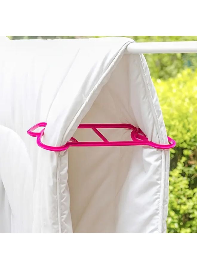 Large Green Plastic Wall Mounted Clothes Drying Rack 2 Pack Space Saving Design - Image 3