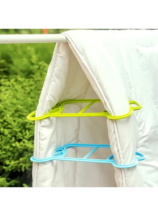 Large Green Plastic Wall Mounted Clothes Drying Rack 2 Pack Space Saving Design - Image 5