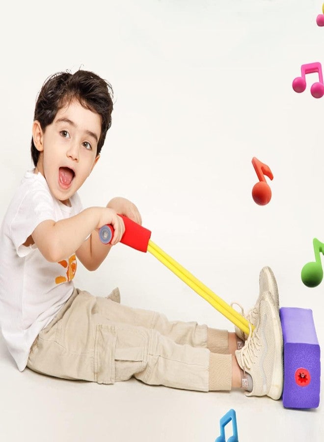 QUILBOOL Pogo Stick Foam, Jumper Pogo, Toy Pogo Foam Jumper Fun and Safe Jumping Stick for Teens Adults Outdoor Toys Gift, Pogo Jump Makes Squeaky Sounds & Squeaks with Each Hop - 1pc, Multi. - Image 3