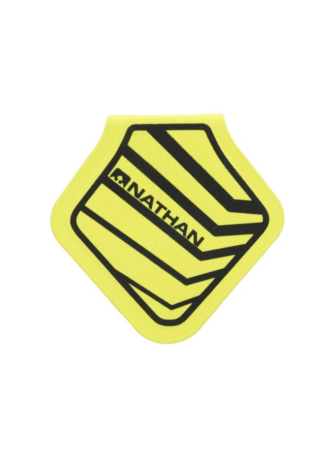 NATHAN Mag Flash Reflective Clip On Patch Safety Yellow - Image 1