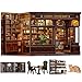 Fsolis Book Nook Kit DIY 3D Puzzles for Adults Coffee House Library Model Bookshelf Diorama Building Kit Craft Gifts for Women Readers Book Lovers Corner Coffee Shop - Image 3