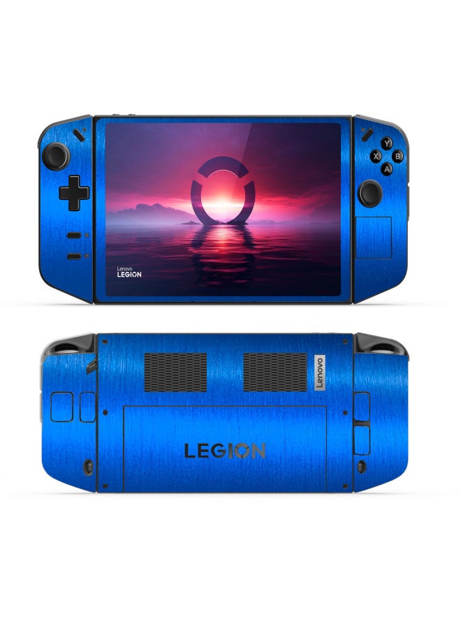 Legion Go Game Handheld Sticker Body Protective Film Kin Sticker Decal-Color:grey Brush Steel - Image 4