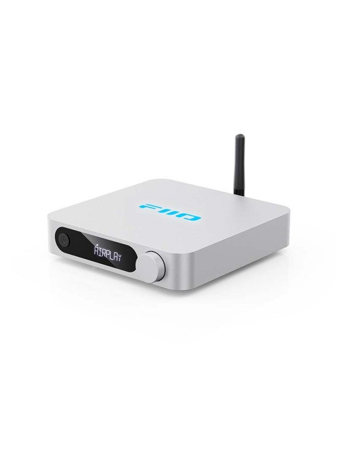 FiiO Sr11 High Performance Lossless Streaming Music Receiver Streaming Bridge For Decoding Earphone Amplifier Silver - Image 1