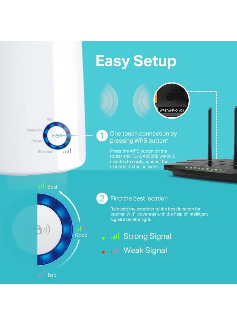 Generic 300mbps Universal Wi Fi Range Extender White  - Image 4